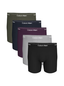 Calvin Klein Underwear - Bokseršorti 5-gab. - 4MM BLACK/HARBOR MIST/DARK PURPLE/DARK | Stockmann