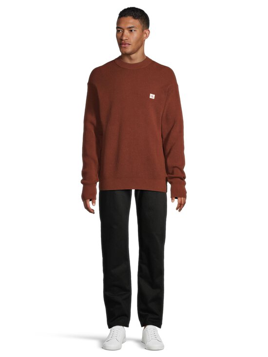 Calvin Klein Jeans - Cotton Waffle džemperis - XWI CHERRY MAHOGANY - photo 2 Calvin Klein Jeans - Cotton Waffle džemperis - XWI CHERRY MAHOGANY | Stockmann - photo 2