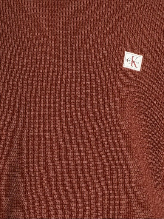 Calvin Klein Jeans - Cotton Waffle džemperis - XWI CHERRY MAHOGANY - photo 4 Calvin Klein Jeans - Cotton Waffle džemperis - XWI CHERRY MAHOGANY | Stockmann - photo 4