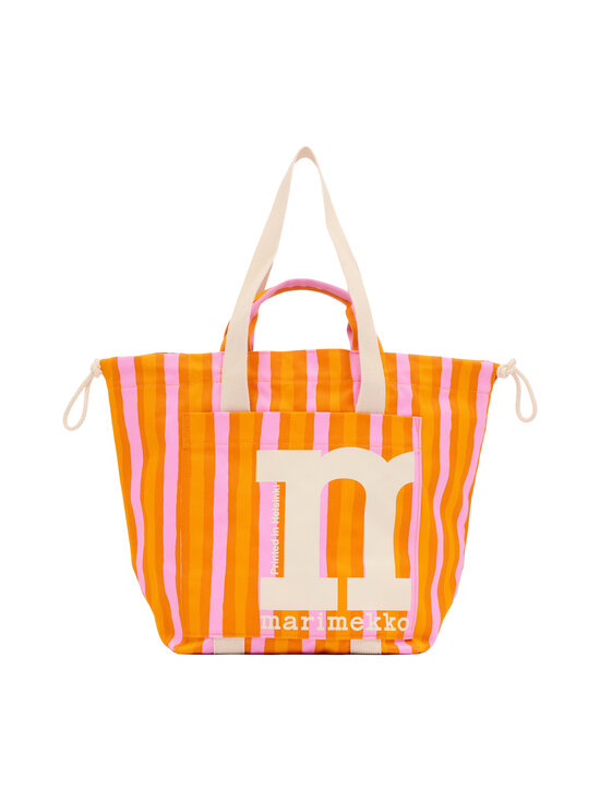 Marimekko - Mono City Tote Piccolo -laukku - 944 ORANGE, PINK | Stockmann - photo 1