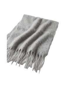 AMERICANDREAMS - Maui Oversized -hapsullinen huivi - LIGHT GREY | Stockmann