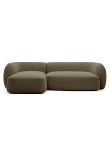 Kave Home - Martina-divaanisohva Nordic-kangas oliivinvihreä L 287 cm / vasen - GREEN | Stockmann