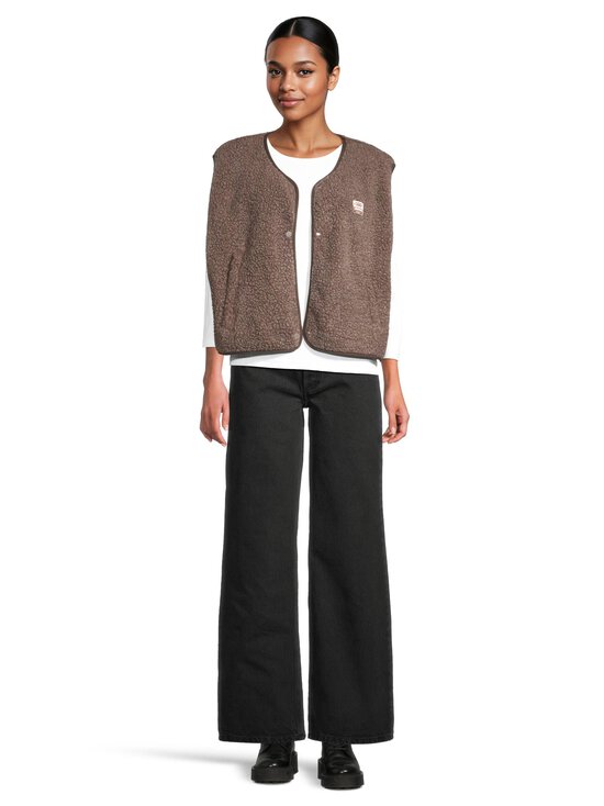 American Vintage - Ample flīsa veste - MARROC MARRONNIER CHINE | Stockmann - photo 2