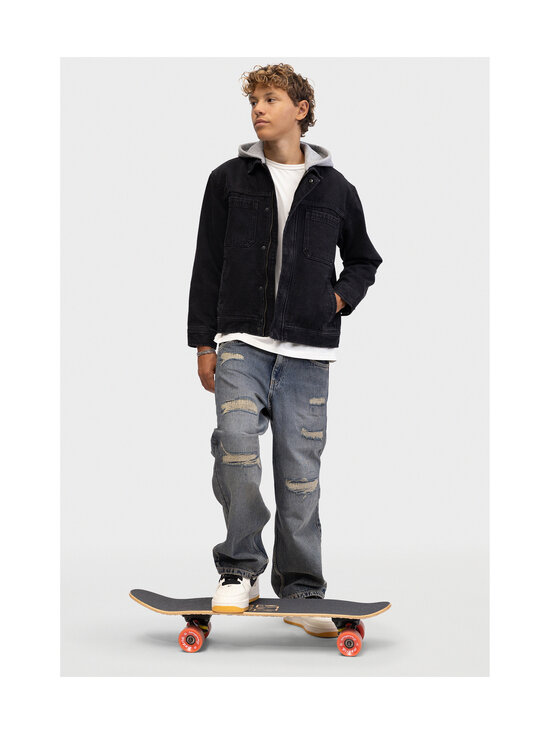 Redefined Rebel - TEOliver Boxy fit -takki - BLACK DENIM | Stockmann - photo 5