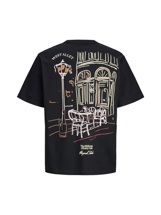 Jack & Jones - JorBedford Sketched t-paita - BLACK | Stockmann - photo 2