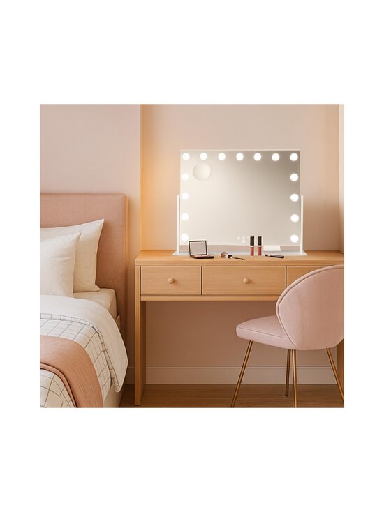 EC By Wilfa - Star Hollywood Style Vanity -meikkipeili - WHITE | Stockmann - photo 8