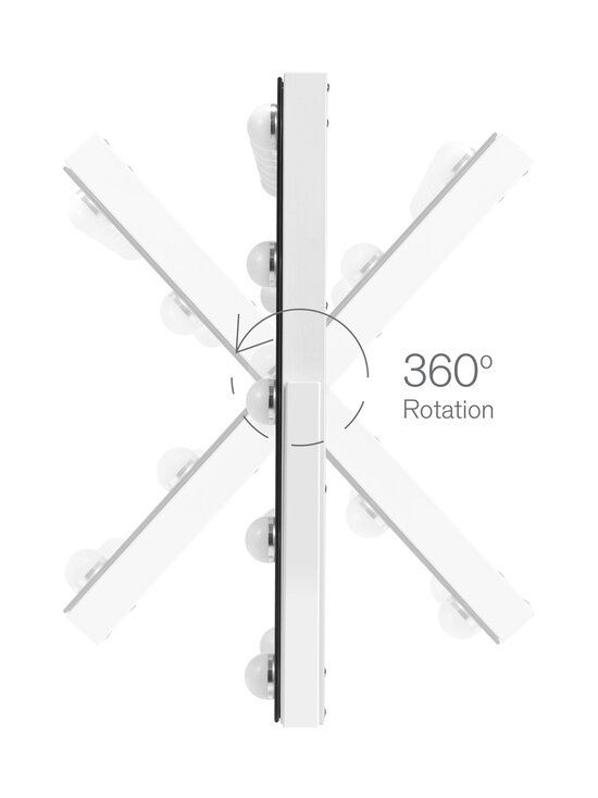 EC By Wilfa - Star Hollywood Style Vanity -meikkipeili - WHITE | Stockmann - photo 9