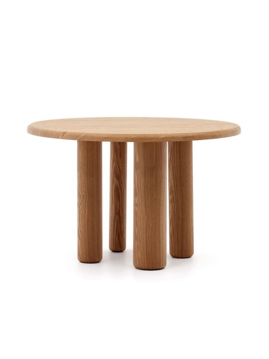 Kave Home - Mailen-ruokapöytä saarni ⌀ 120 cm - BEIGE | Stockmann - photo 1