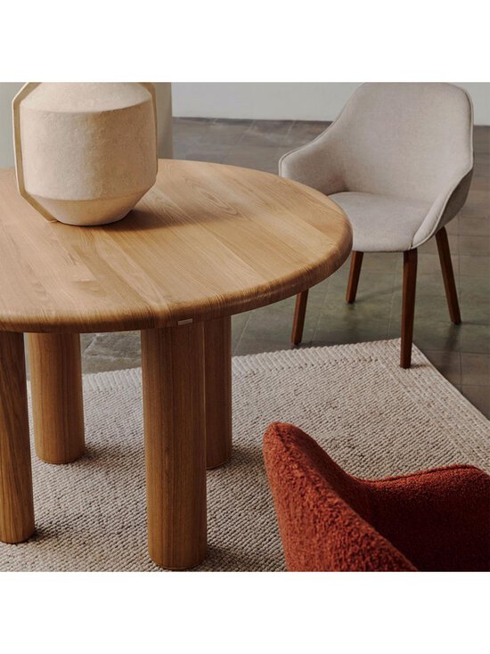 Kave Home - Mailen-ruokapöytä saarni ⌀ 120 cm - BEIGE | Stockmann - photo 5