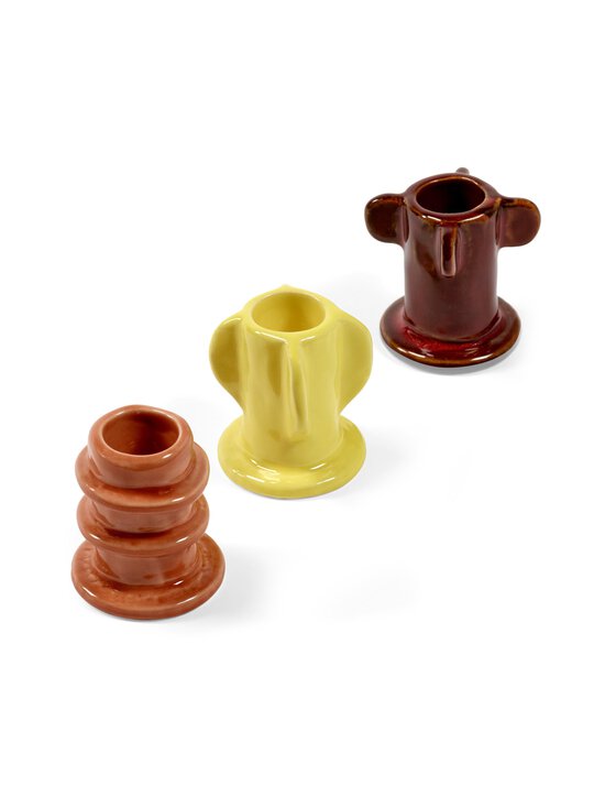 Serax - Glazed Molly Candle Holder 02 -kynttilänjalka 3 kpl - 999 MIX | Stockmann - photo 2