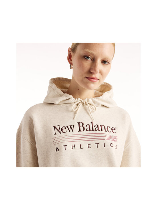 New Balance - Kapuutsiga pusa Trackside Fleece - LIT LINEN HEATHER | Stockmann - photo 3