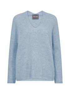 MOS MOSH - MMThora V-neck -villasekoiteneule - 489 CASHMERE BLUE | Stockmann