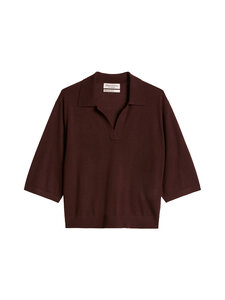Marc O'Polo - Vilnas polo džemperis - 6939 BLACK CHERRY | Stockmann