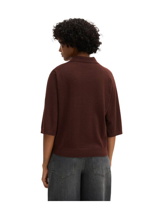 Marc O'Polo - Vilnas polo džemperis - 6939 BLACK CHERRY | Stockmann - photo 3