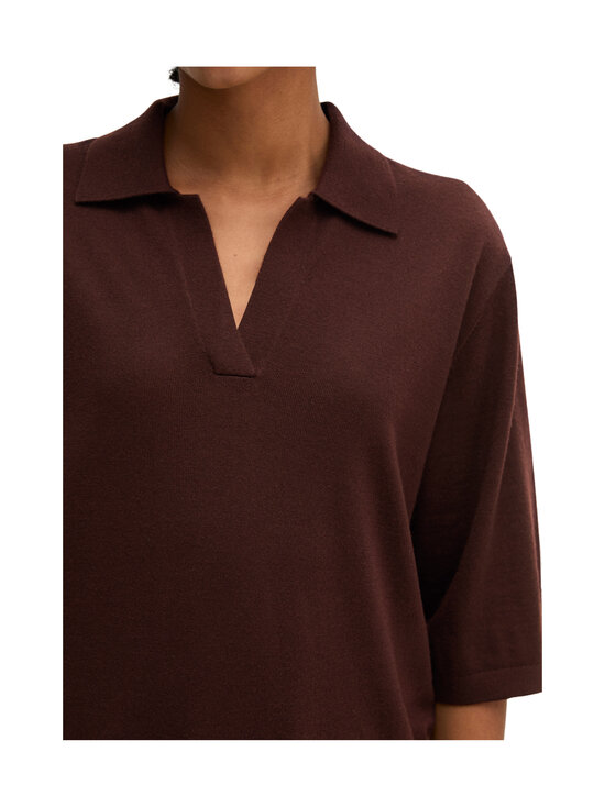 Marc O'Polo - Vilnas polo džemperis - 6939 BLACK CHERRY | Stockmann - photo 4