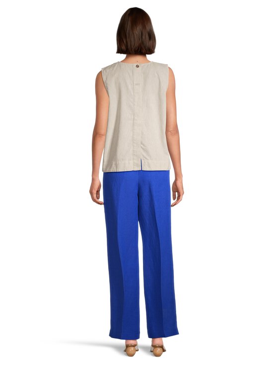 GANT - Pull On -pellavasekoitehousut - 417 ROYAL BLUE | Stockmann - photo 4