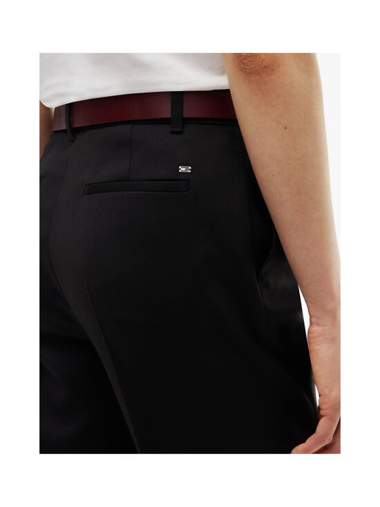 Tommy Hilfiger - Timeless Wool Slim Straight -housut - BDS BLACK | Stockmann - photo 4