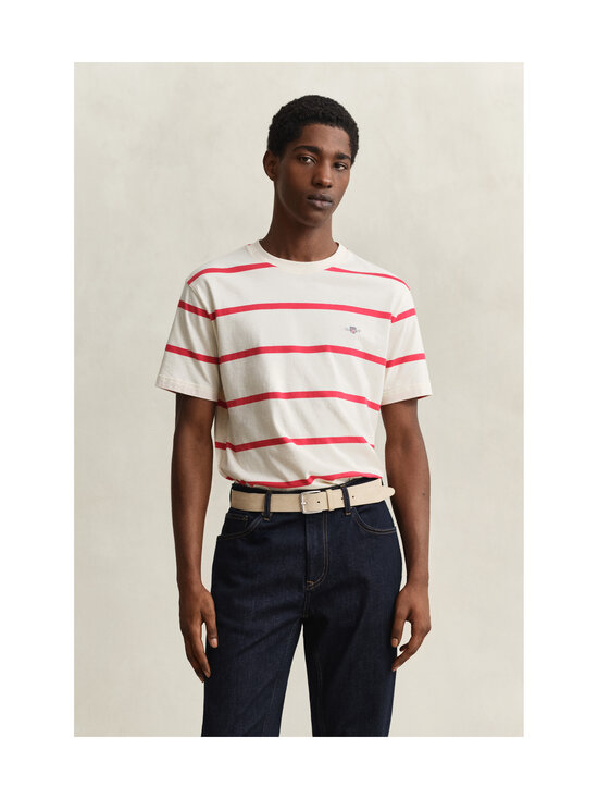 GANT - Svītrains T-krekls - 119 CREAMED WHITE | Stockmann - photo 2