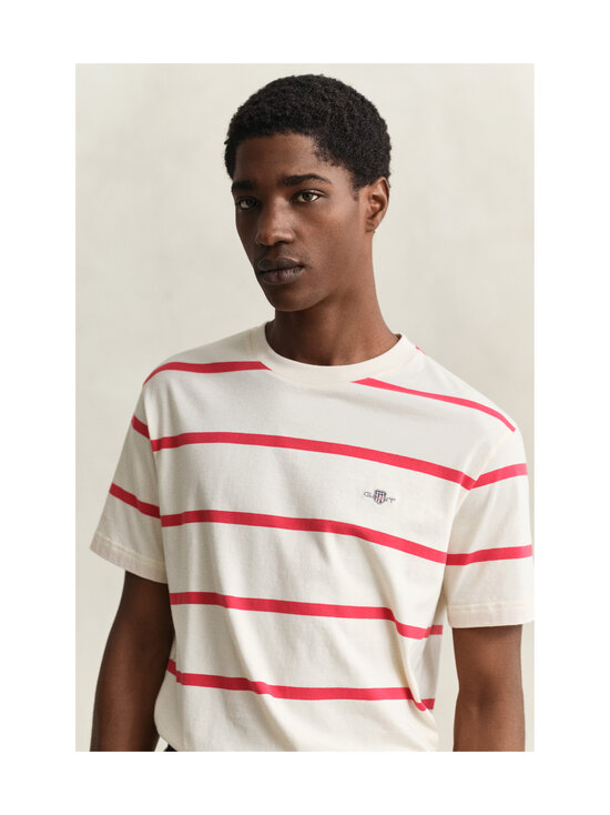 GANT - Svītrains T-krekls - 119 CREAMED WHITE | Stockmann - photo 4