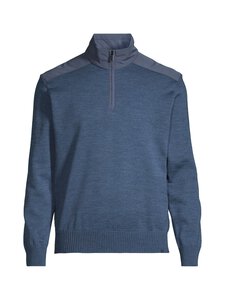 Paul & Shark - Kudum Knitted Wool Zipped - CADET BLUE | Stockmann