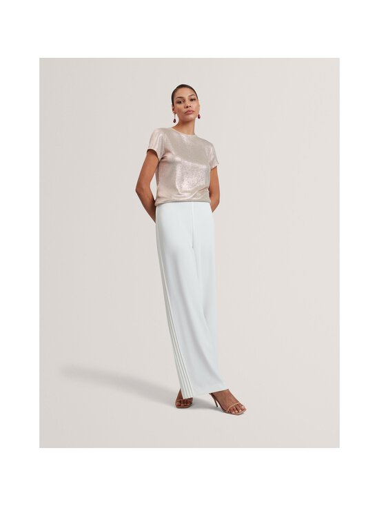 Ted Baker London - Latrina Metallic Jersey Fitted t-paita - PINK | Stockmann - photo 4