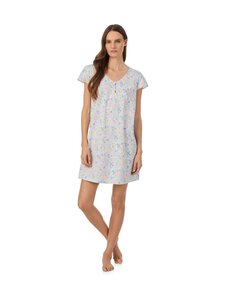 Lauren Ralph Lauren - Fluttery-yöpaita - 451 BLUE PRT | Stockmann