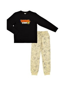 BRAWL STARS - Brawl Stars -pyjama 2-osainen - BLACK/BEIGE | Stockmann