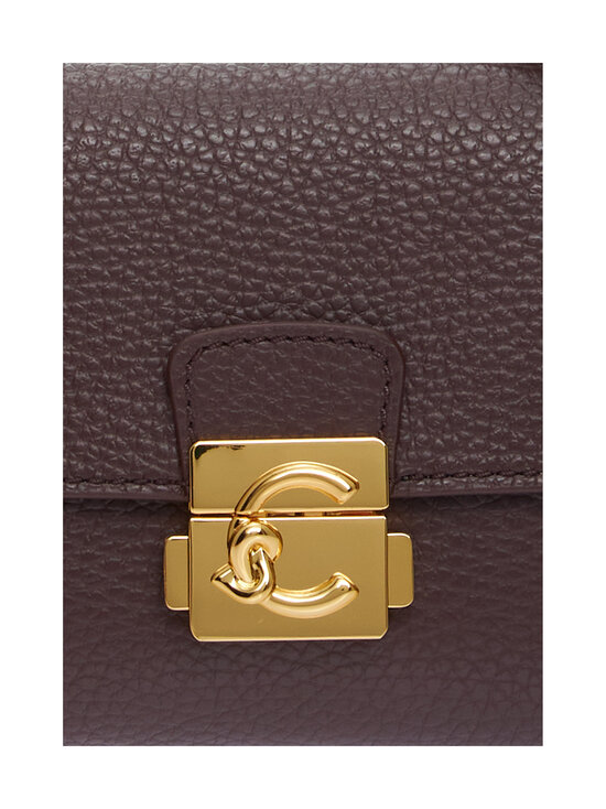 Coccinelle - C-me Lock Mini Grained Leather soma - R49 BERRY | Stockmann - photo 4