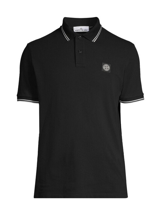 Stone Island - Logo-pikeepaita - V0029 BLACK | Stockmann - photo 1