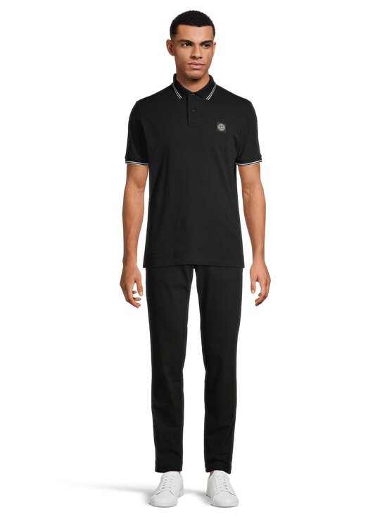 Stone Island - Logo-pikeepaita - V0029 BLACK | Stockmann - photo 2