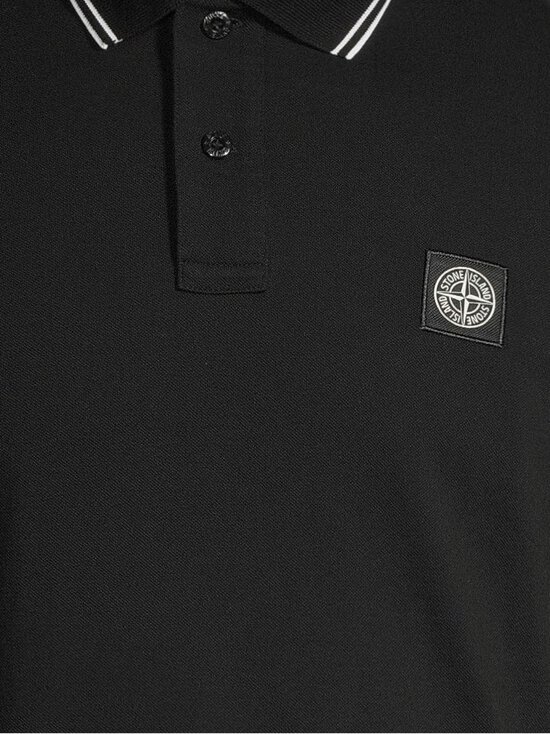 Stone Island - Logo-pikeepaita - V0029 BLACK | Stockmann - photo 4
