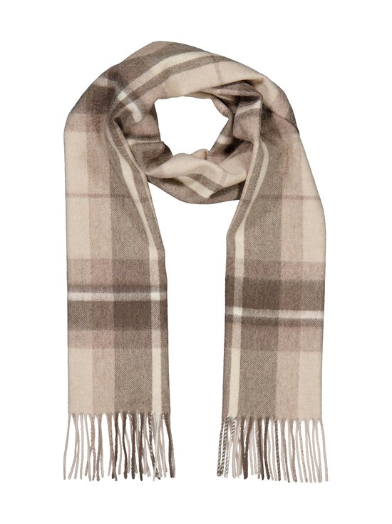 CONSTRUE - Oscar-kashmirkaulaliina 30 x 164 cm - 1R230065 GREY/BEIGE CHECK | Stockmann - photo 1