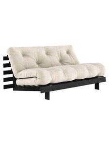 Karup - Roots-futonsohva linen / musta L 160 cm - BEIGE | Stockmann