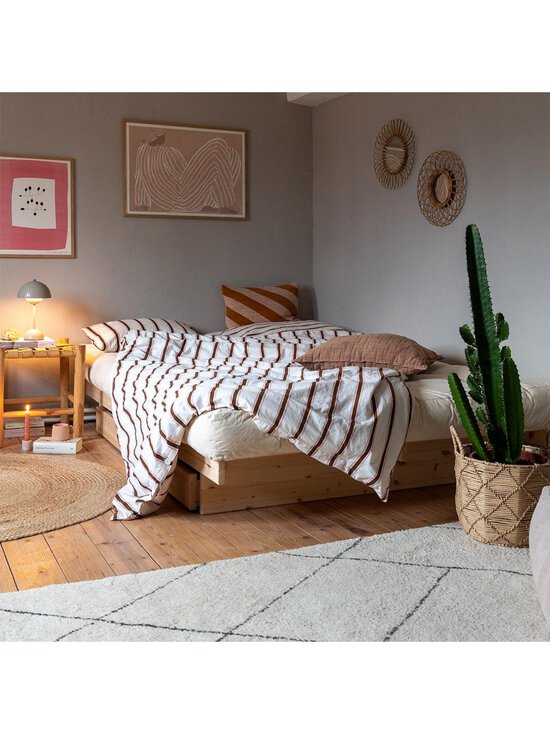 Karup - Kanso-sänkyrunko 2 laatikolla 160 x 200 cm - BEIGE | Stockmann - photo 3