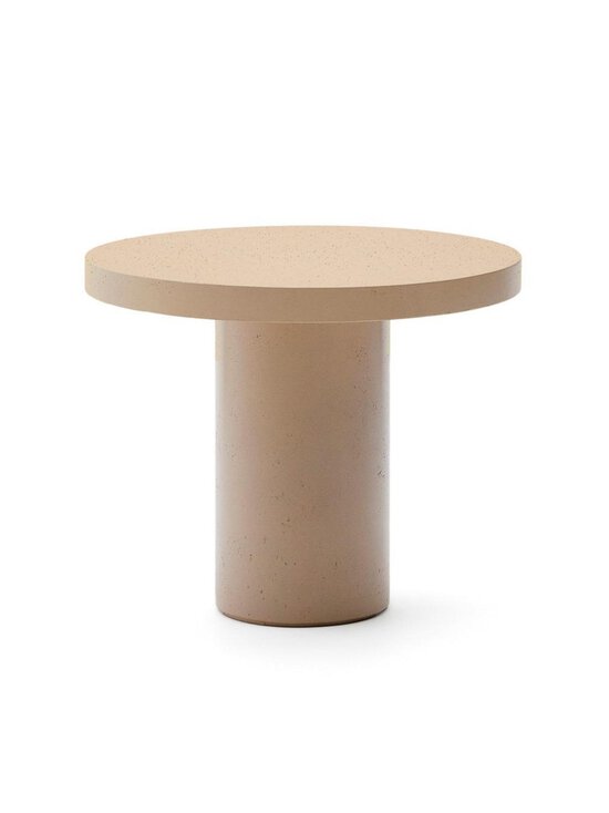Kave Home - Aiguablava-ruokapöytä beige ⌀ 90 cm - BEIGE | Stockmann - photo 1