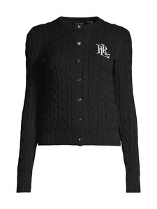 Lauren Ralph Lauren - Ralhan-palmikkoneuletakki - BLACK | Stockmann