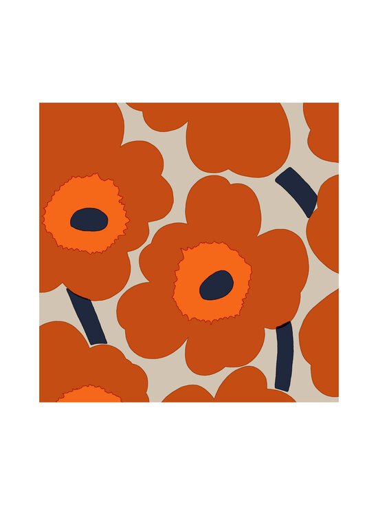 Marimekko - Unikko-paperilautasliinat 20 kpl, 33 x 33 cm - ORANGE - photo 1 Marimekko - Unikko-paperilautasliinat 20 kpl, 33 x 33 cm - ORANGE | Stockmann - photo 1