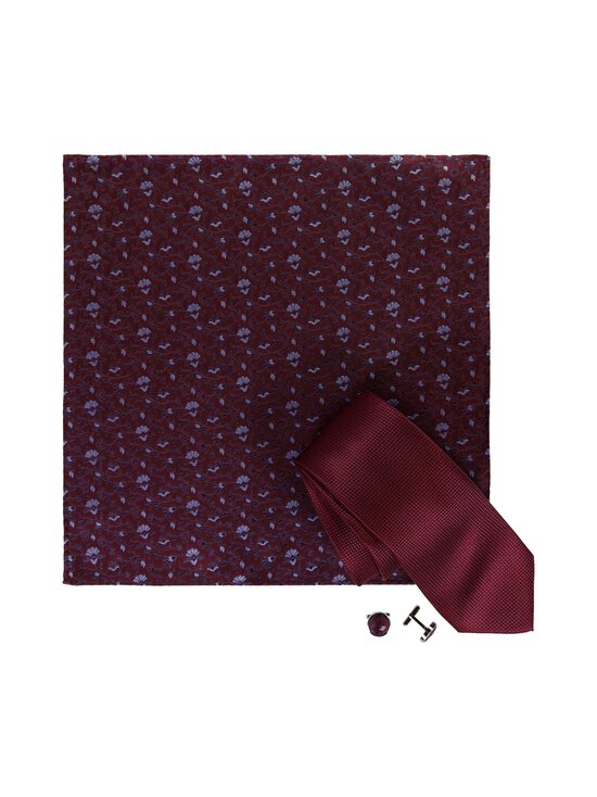 Olymp - Solmio, taskuliina ja kalvosinnappi -lahjapakkaus - 37 BORDEAUX | Stockmann - photo 1