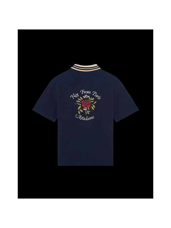 Drôle de Monsieur - Chemise Piquèe Slogan -pikeepaita - NAVY | Stockmann - photo 2