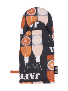 Vallila - Jaffa cepeškrāsns cimds - GREY/ORANGE | Stockmann