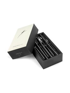 Serax - Cutlery by Ann Demeulemeester Zoë Black söögiriistade komplekt, 24 osa - BLACK Serax - Cutlery by Ann Demeulemeester Zoë Black söögiriistade komplekt, 24 osa - BLACK | Stockmann