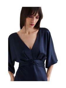 Malina - Juno-satiinimekko - DARK BLUE | Stockmann