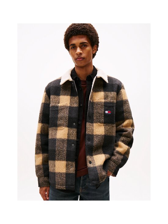 Tommy Jeans - Check Teddy Overshirt -paita - BDS BLACK / BUFFALO CHECK - photo 3 Tommy Jeans - Check Teddy Overshirt -paita - BDS BLACK / BUFFALO CHECK | Stockmann - photo 3