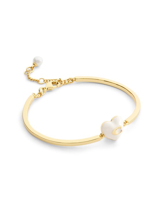 Coach - Enamel C Heart -rannerengas - CHALK | Stockmann - photo 1