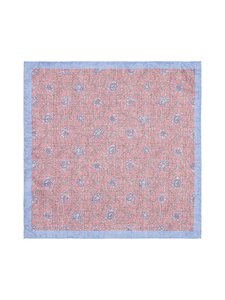 Stockholm Kravatt - Flower-silkkitaskuliina - 4 ROSE/BLUE | Stockmann