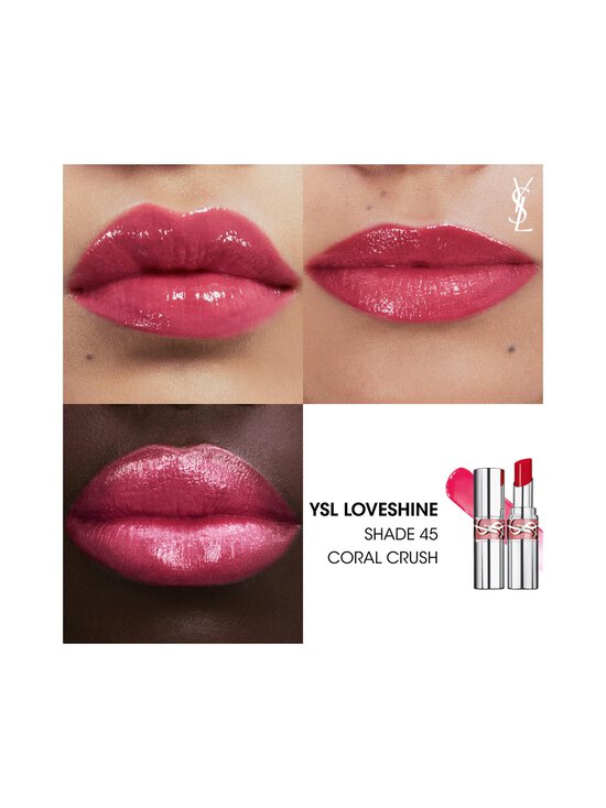 Yves Saint Laurent - YSL LOVESHINE Lipstick -huulipuna - 45 CORAL CRUSH | Stockmann - photo 5