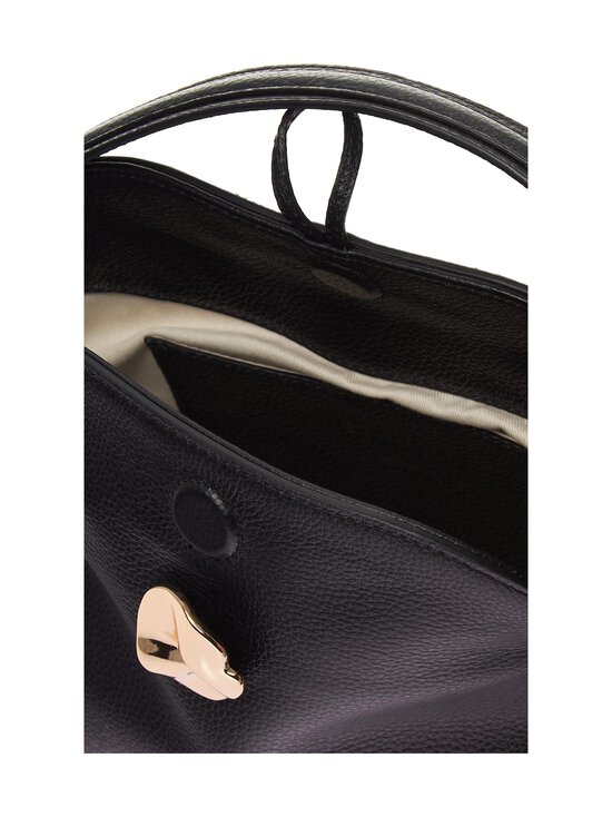Flattered - Hanna Mini Grained -nahkalaukku - 012 BLACK | Stockmann - photo 3