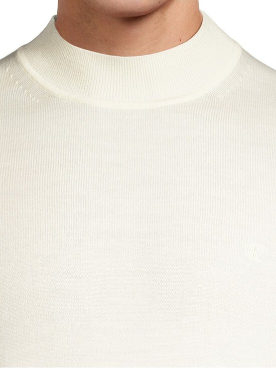Calvin Klein Menswear - Merino Mock Neck -neule - YAC ANTIQUE WHITE | Stockmann - photo 4