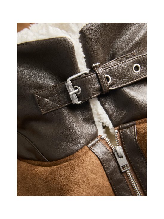 Jack & Jones - JjCole Aviator -takki - COGNAC DETAIL:ANTIQUE WHITE TEDDY - photo 3 Jack & Jones - JjCole Aviator -takki - COGNAC DETAIL:ANTIQUE WHITE TEDDY | Stockmann - photo 3