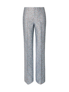 Tory Burch - Jacquard-housut - 403 BLUE FLORAL | Stockmann